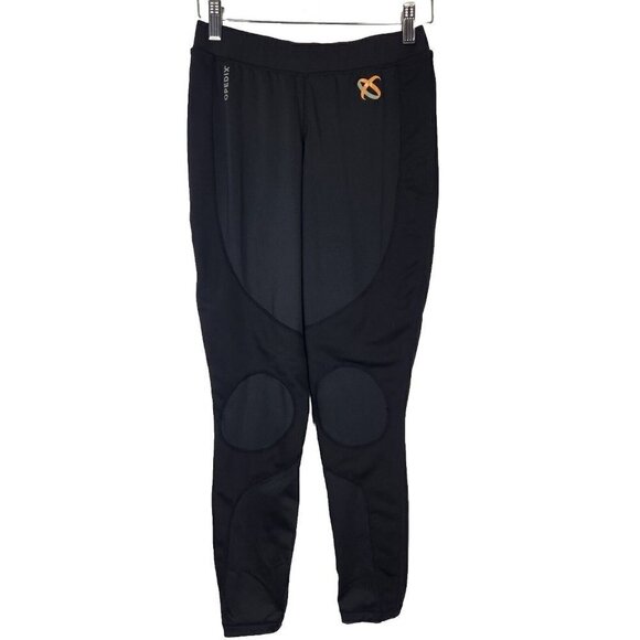 Opedix U1 Knee Support Tights Womens Small Black Skiing Athletic‎ Cropped - Picture 1 of 10